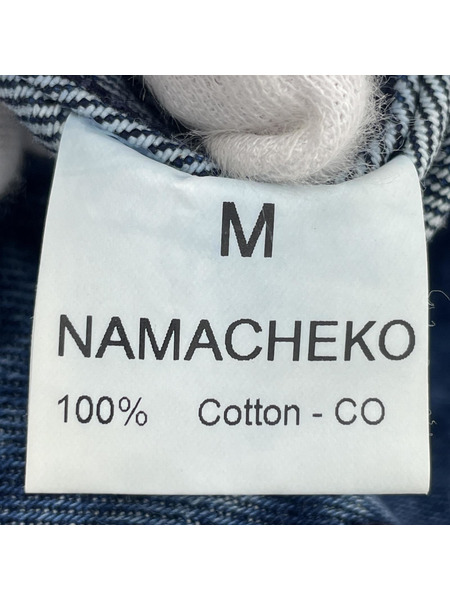 NAMACHEKO. 21ss 2ポケットデニムジャケット M インディゴ