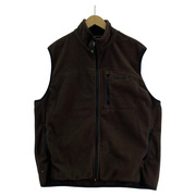 old timberland fleece vest 茶 L