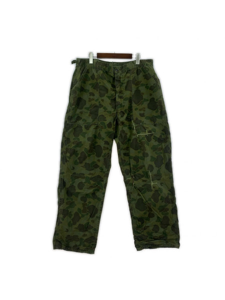 OLD・VINTAGE パンツ 50s ダックハンターカモ ベイカーパンツ 13スターボタン 片爪ジッパー