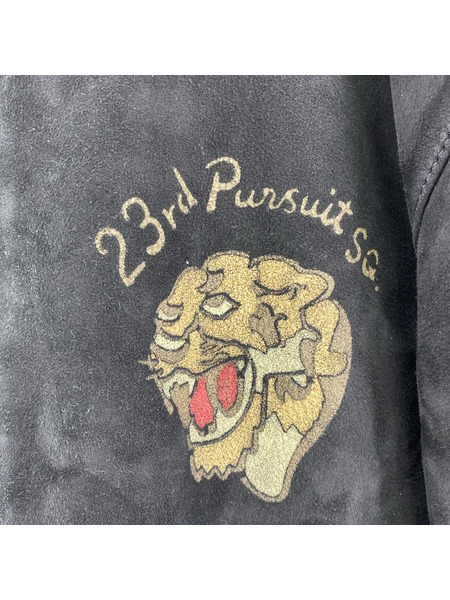 AVIREX ジャケット AGED SUEDE SOUVENIR JACKET