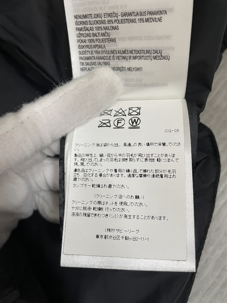 CANADA GOOSE GARSON VEST ダウンベスト M ブラック