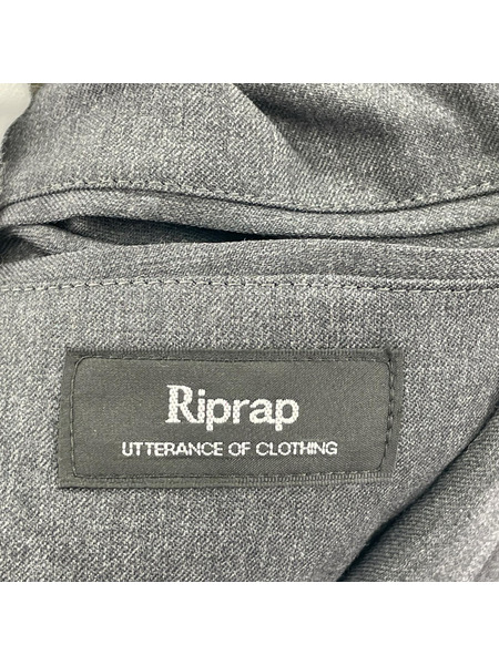 Riprap ウールセットアップ L グレー