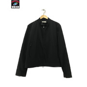 PRADA メンズラグ衣料 00s クロップドナイロンブルゾン 黒 (L)