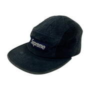 Supreme Quilted Suede Camp Cap BLK