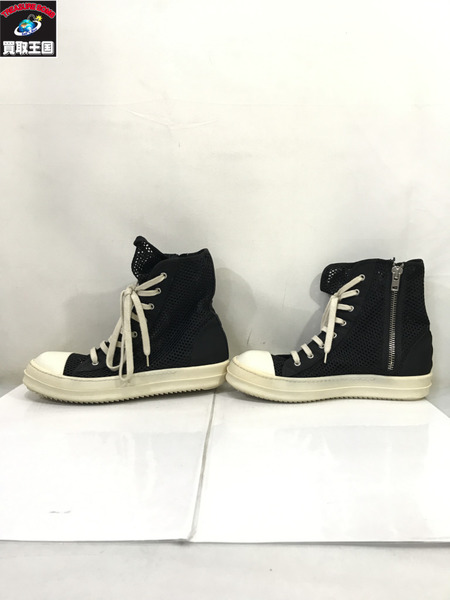 RICK OWENS DRKSHDW 14ss RAMONES SNEAKER ラモーンズ メッシュ size42/黒/スニーカー/リックオウエンス