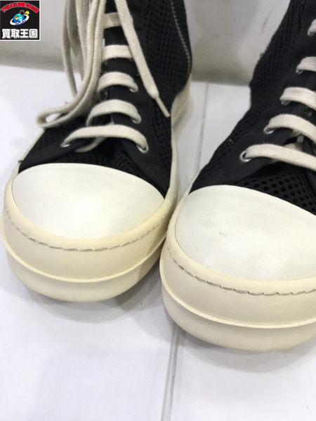 RICK OWENS DRKSHDW 14ss RAMONES SNEAKER ラモーンズ メッシュ size42/黒/スニーカー/リックオウエンス