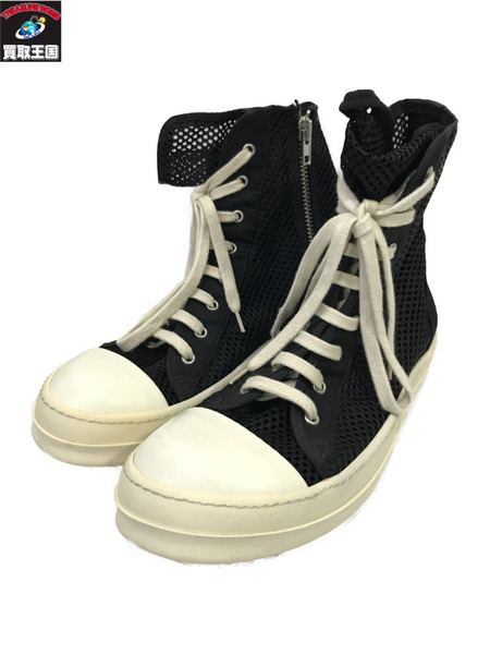 RICK OWENS DRKSHDW 14ss RAMONES SNEAKER ラモーンズ メッシュ size42/黒/スニーカー/リックオウエンス