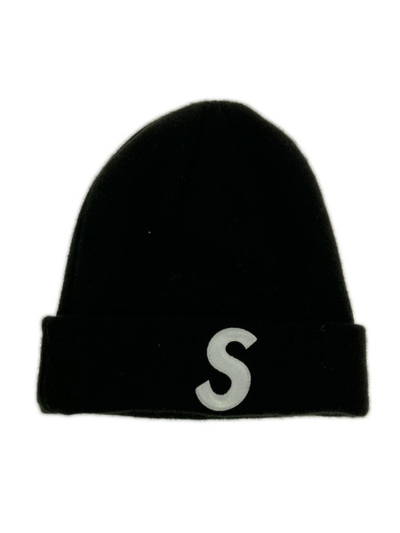Supreme ニットキャップ NEW ERA/Sロゴ/ビーニー/黒