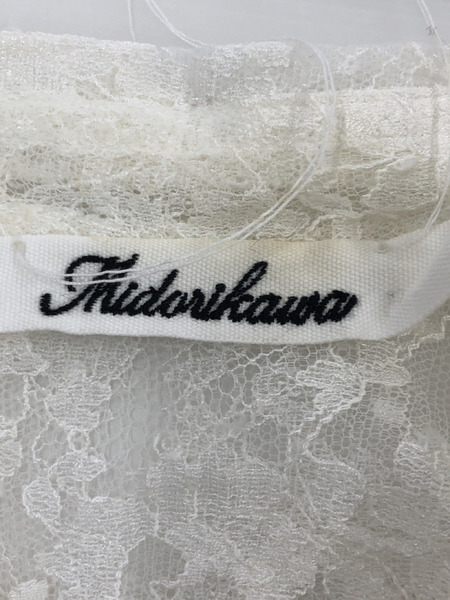 Midorikawa 22AW LEAVERS LACE SHIRTS F ホワイト レースシャツ[値下]