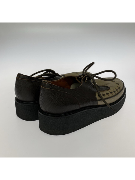 glamb シューズ Creeper Shoes 茶 4