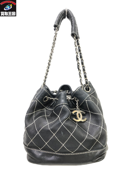 CHANEL ワイルドステッチ チェーンショルダーバッグ/黒/シャネル｜商品 ...