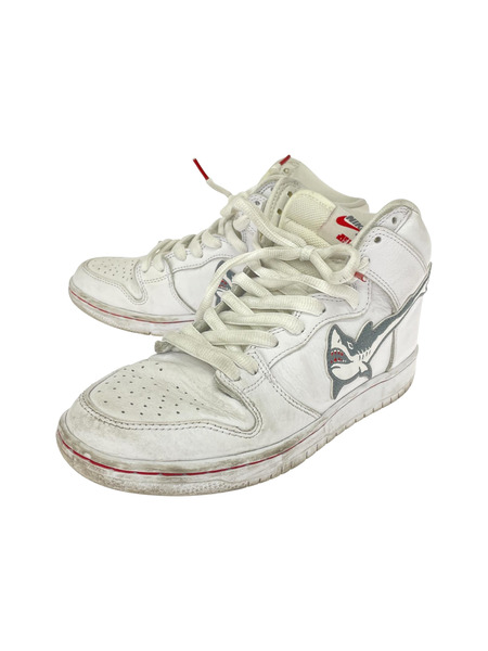 NIKE スニーカー ×Oski Dunk High 25.0cm Great White Shark[値下]