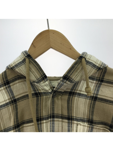 DIESEL 長袖シャツ S-DEWNY-HOOD フード付キネルシャツ/44