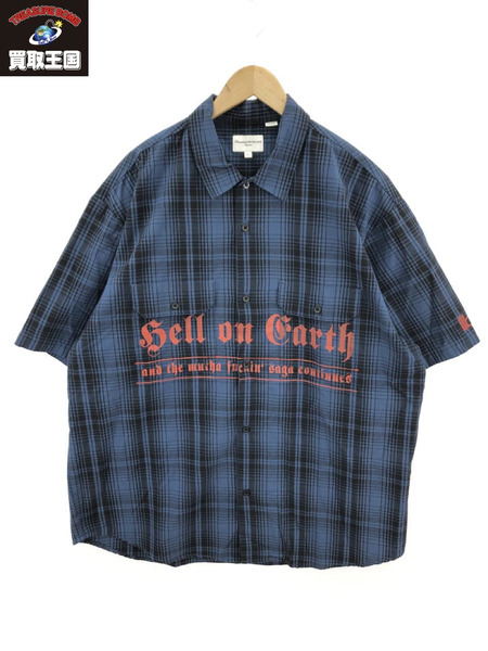 Supreme Bernadette Corporation S S Work Shirt BLUE L[値下]