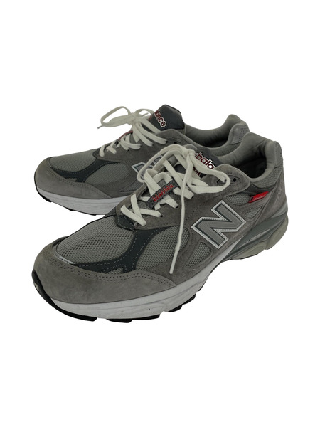 NEW BALANCE/Made In USA 990 V3 Grey/28.5cm