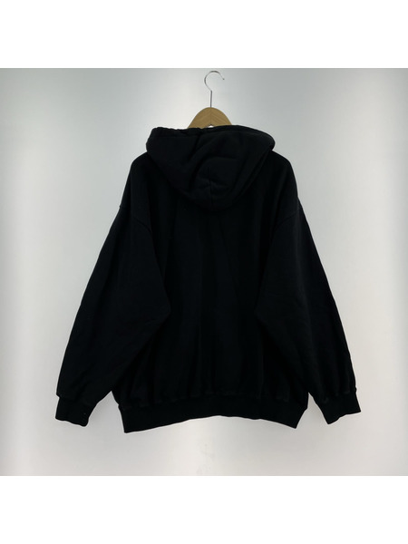 X-girl パーカー(ジップアップ) BUTTERFLY ZIP UP HOODIE BLK S