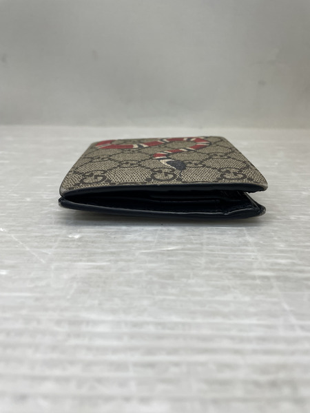 GUCCI GGスプリーム キングスネーク コンパクトウォレット