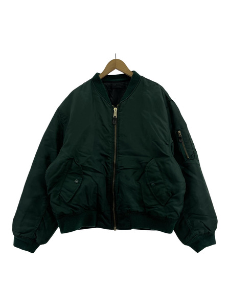 old ma-1 type jacket 緑 L[値下]