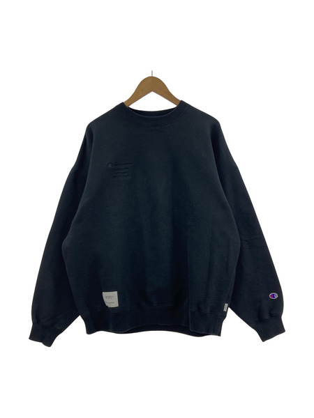 WTAPS×Champion 22SS Academy Crew Neck Sweat ブラック L[値下]