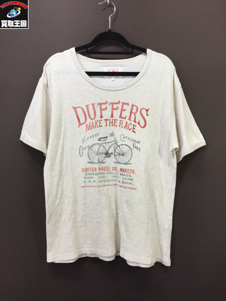 DUFFERS/サイクリングプリントTEE/L/ダファー/カットソー/メンズ[値下]