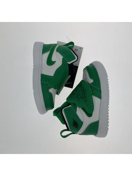 NIKE SKY JORDAN 1 TD スニーカー 緑白 10cm