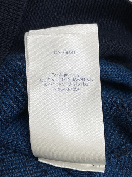 LV ダミエソルトジャカードクルーネックニット XS[値下]