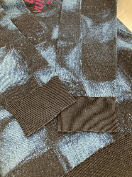 LV ダミエソルトジャカードクルーネックニット XS[値下]