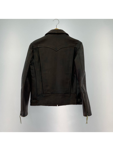 Levi's 牛革 レザージャケット 茶（M）