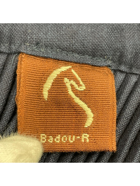 Badou-R ヒザ丈スカート プリーツスカート ネイビー