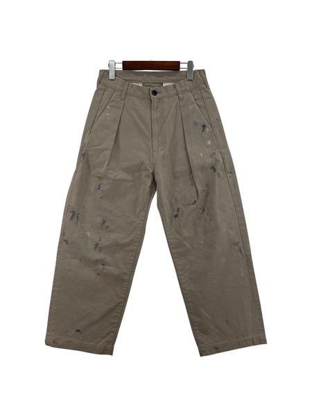 ANCELLM/PAINT CHINO TROUSERS/1/BEG/ANC-PT19