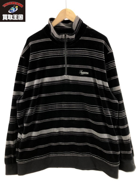 Supreme 20AW Stripe Velour Half Zip Pullover XL[値下]｜商品番号 ...