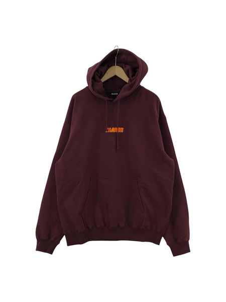 XLARGE CHENILLE STANDARD LOGO HOODED (L) ボルドー