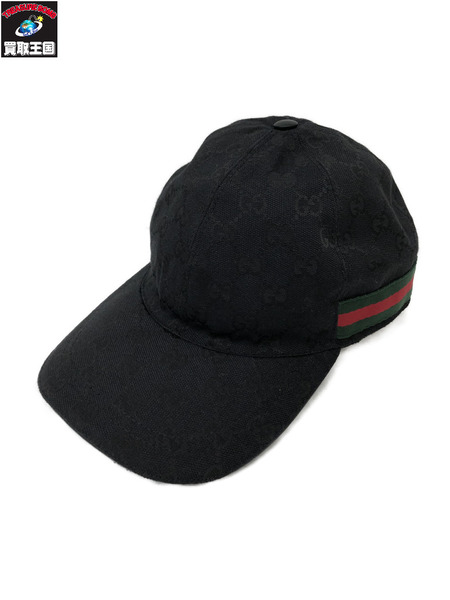 ＧＵＣＣＩ/グッチ　黒キャップ　Ｍ/58㎝