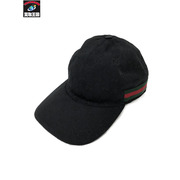 ＧＵＣＣＩ/グッチ　黒キャップ　Ｍ/58㎝