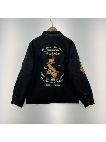 TAILOR 東洋 Vietnam Souvenir Jacket ブラック/迷彩 M