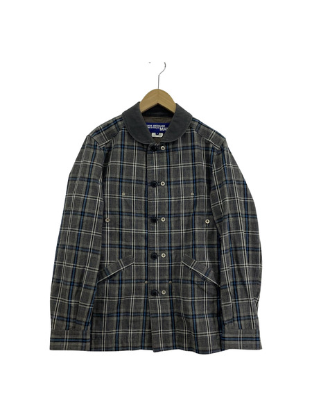 JUNYA WATANABE COMME des GARCONS MAN チェック カバーオール S グレー WM-J001