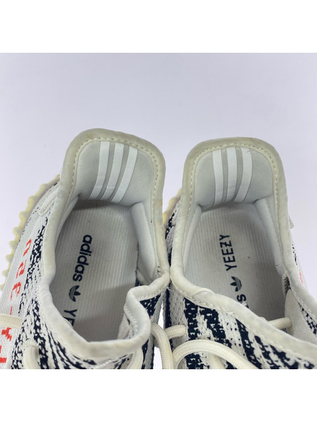 adidas スニーカー YEEZY BOOST 350 V2 ZEBRA 白黒 27cm