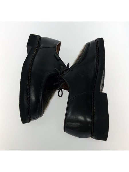 Paraboot ミカエル フォック アザラシ レザーシューズ 黒 42