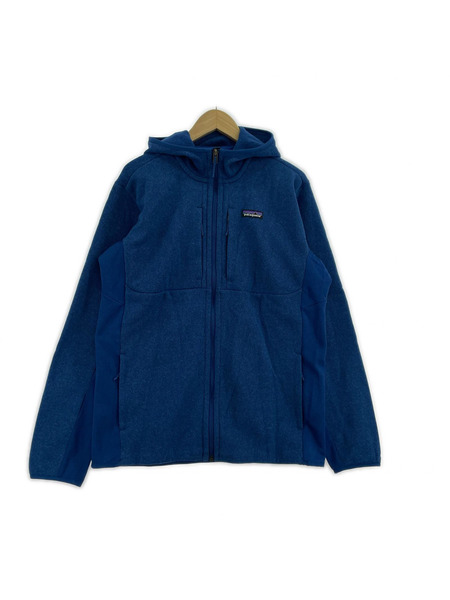 patagonia パーカー(ジップアップ) patagonia ベターセーター フーディ 青