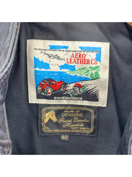 ライダース AERO LATHER シングルライダース 40