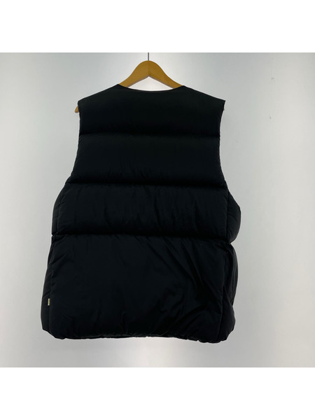 . ダウンベスト OVY Collarless Goose Down Vest (M)