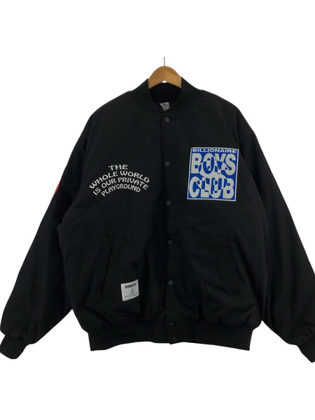 BILLIONAIRE BOYS CLUB COTTON TWILL VARSITY JACKET (XL)