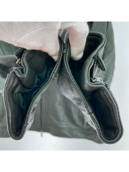 レザージャケット liugoo leathers シングルライダースジャケット