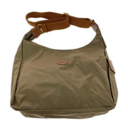 LONGCHAMP ショルダーバッグ ナイロン ワンショルダーバッグ 茶系