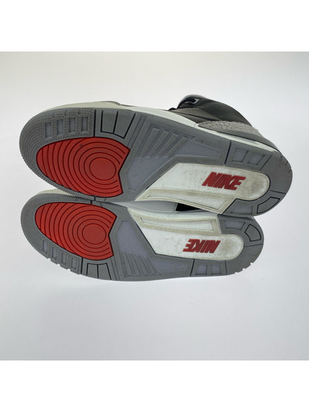 NIKE スニーカー AIR JORDAN 3 BLACK CEMENT[値下]