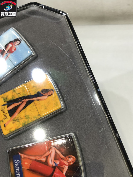 ZIPPO PINUP girls 4本セット ふた欠品