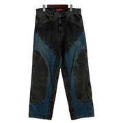 Supreme 22AW 2-tone paneled jean