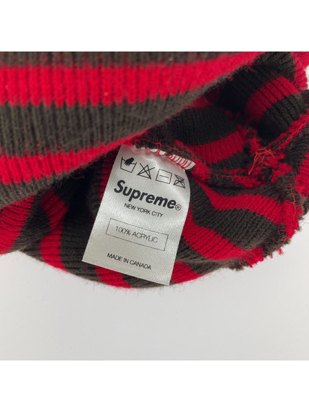 Supreme ニットキャップ ボーダー