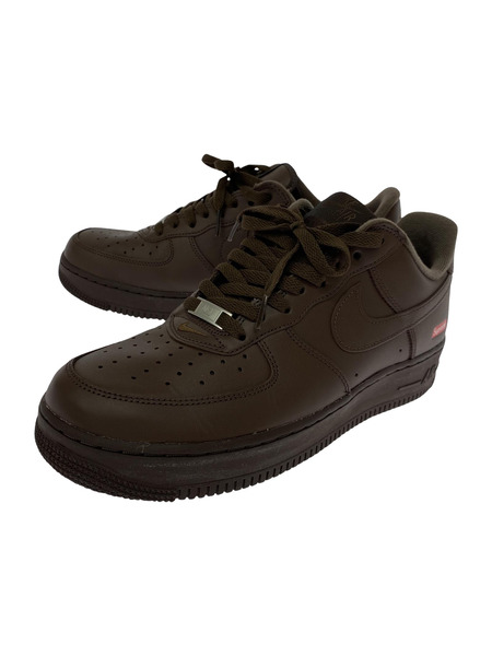 Supreme スニーカー NIKE AIR FORCE 1 LOW SP CU9225-200 ブラウン