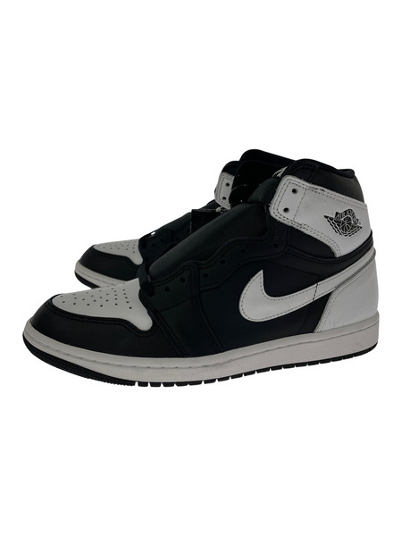 NIKE スニーカー AIR JORDAN 1 RETRO HIGH OG BLACK/WHITE